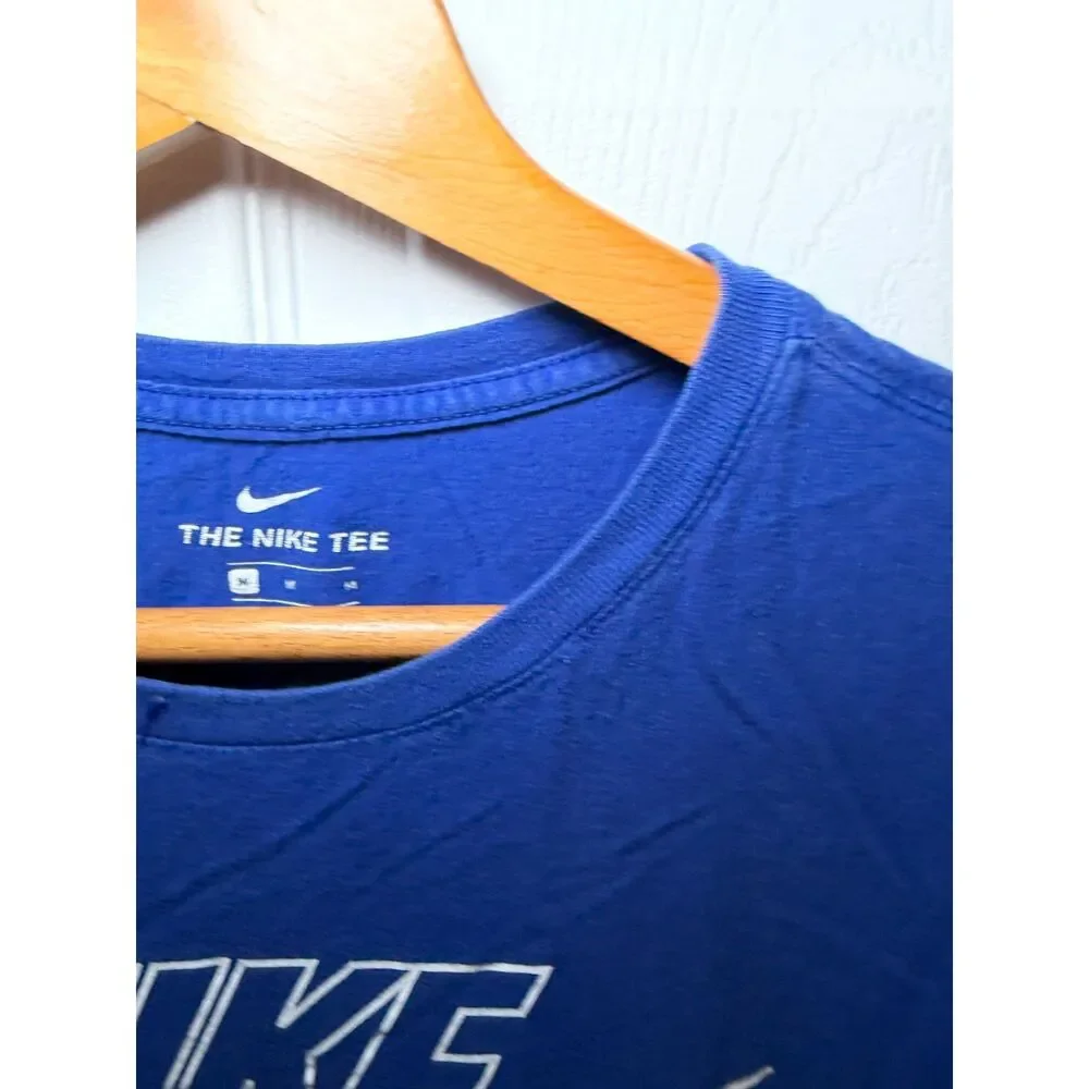 Nike The Nike Tee Blue Graphic Logo Short Sleeve T-Shirt Men's Medium